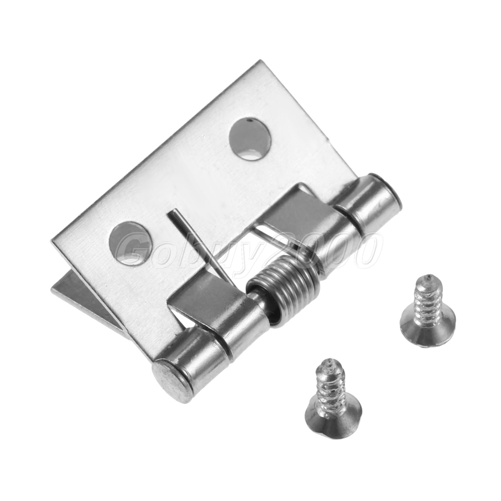 Silver Mini Plate Spring Hinges Crafts Dollhouse Jewelry Box Hinges